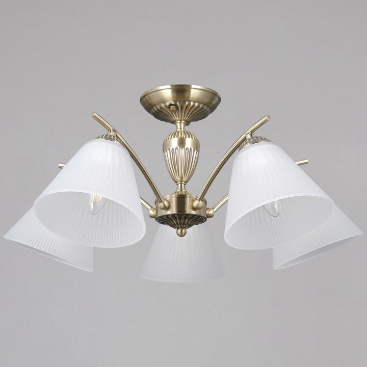 Люстра на штанге ILLUMICO  IL0910-8CSQ-26 AB ELITE