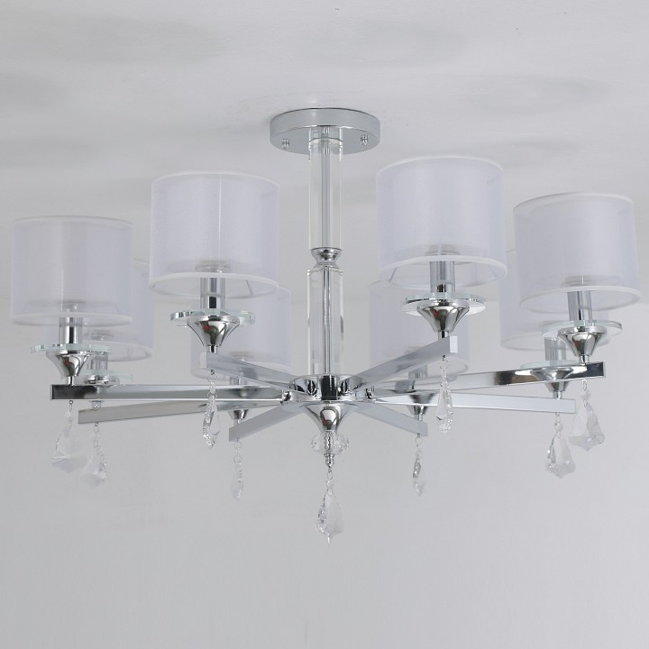 Люстра на штанге ILLUMICO  IL1354-8CPA-29 CR Romei