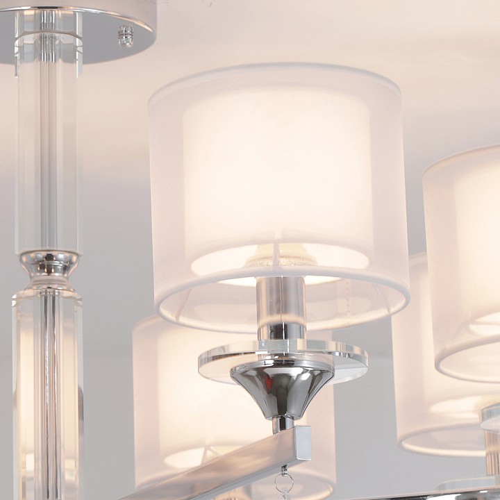 Люстра на штанге ILLUMICO  IL1354-8CPA-29 CR Romei