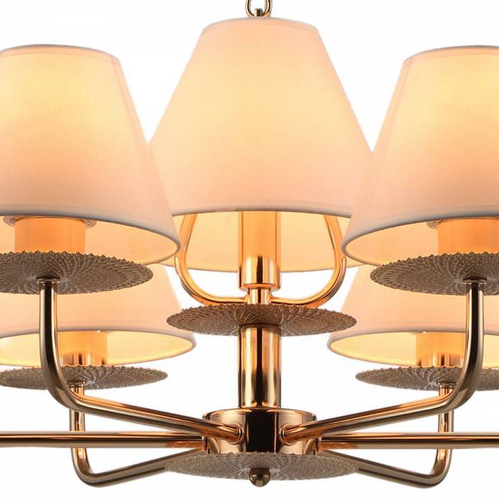 Подвесная люстра ILLUMICO  IL6197-6P-17 GD