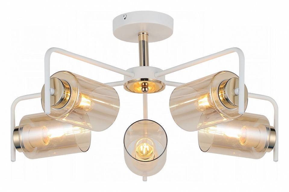 Люстра на штанге ILLUMICO  IL8248-5COU-79 WH GD