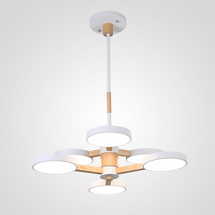 Люстра на штанге Imperiumloft TURNA White TURNA-DBL01