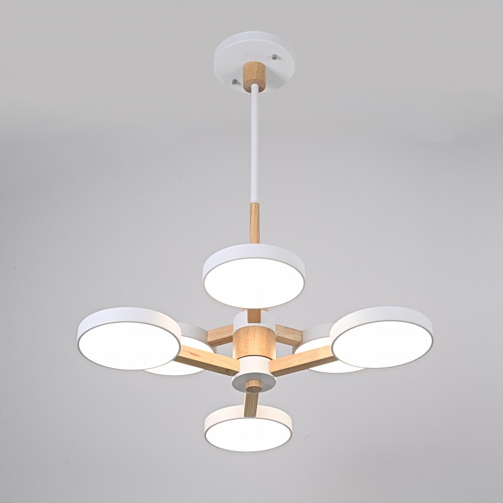 Люстра на штанге Imperiumloft TURNA White TURNA-DBL01