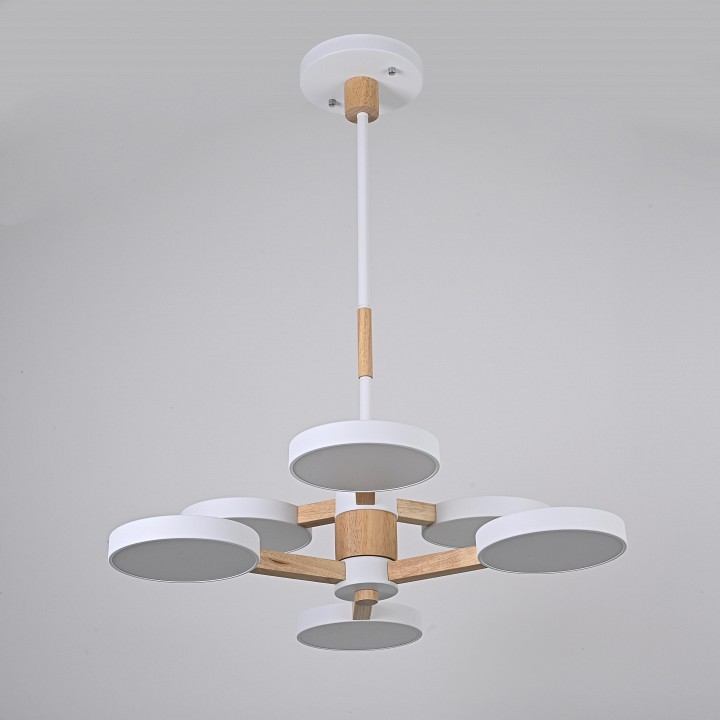 Люстра на штанге Imperiumloft TURNA White TURNA-DBL01