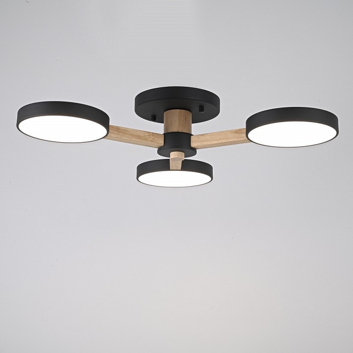 Люстра на штанге Imperiumloft TURNA Black TURNA01