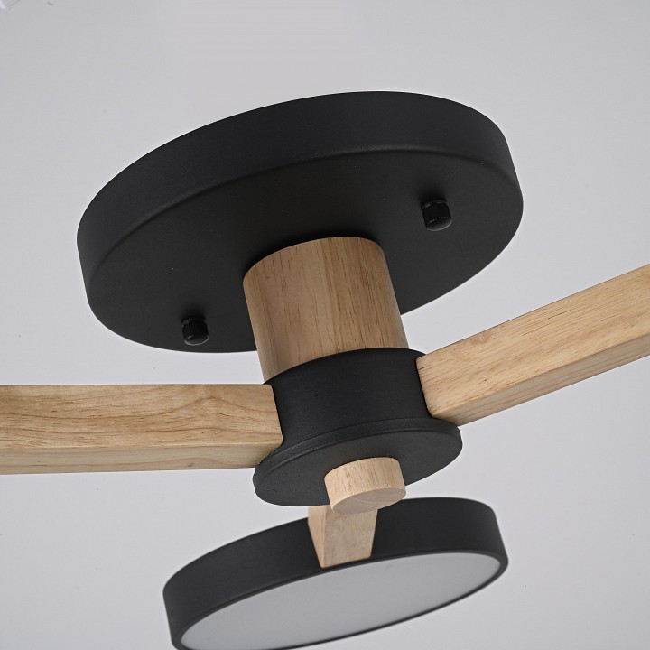 Люстра на штанге Imperiumloft TURNA Black TURNA01