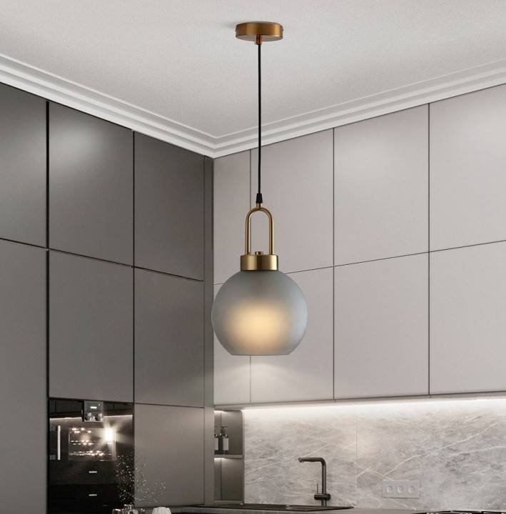 Подвесной светильник ImperiumLoft Gauss серый GAUSS01