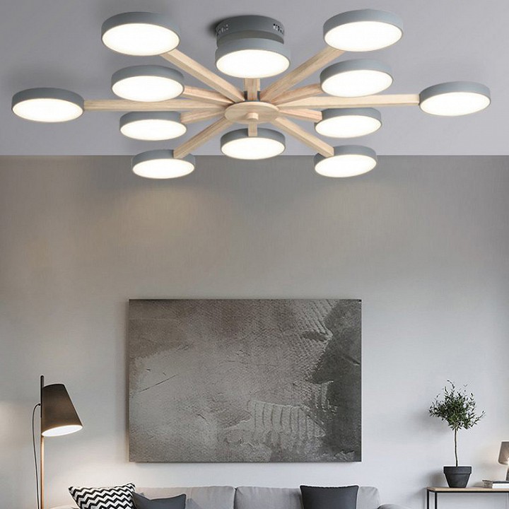 Люстра на штанге Imperiumloft TURNA Gray TURNA-B01