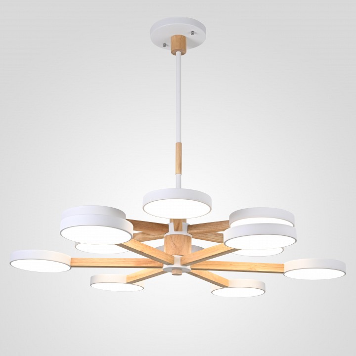 Люстра на штанге Imperiumloft TURNA White TURNA-DBL01