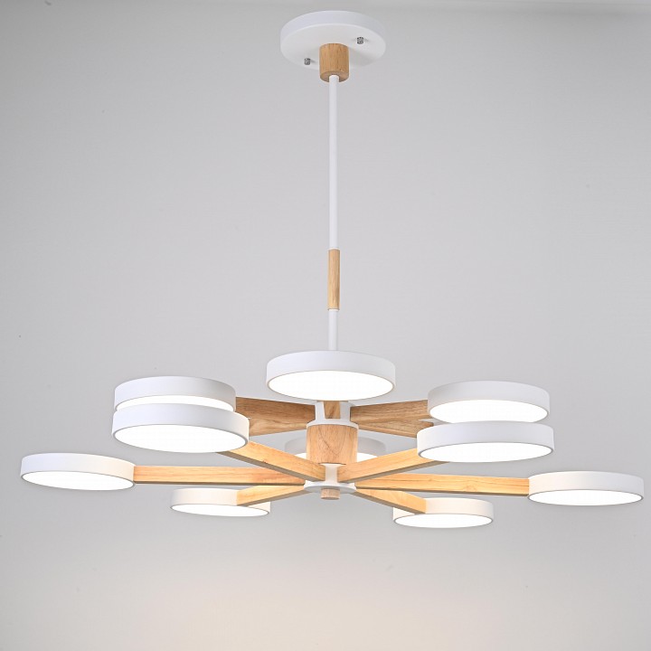 Люстра на штанге Imperiumloft TURNA White TURNA-DBL01