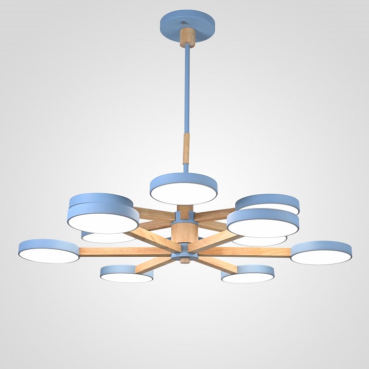 Люстра на штанге Imperiumloft TURNA Blue TURNA-DBL01