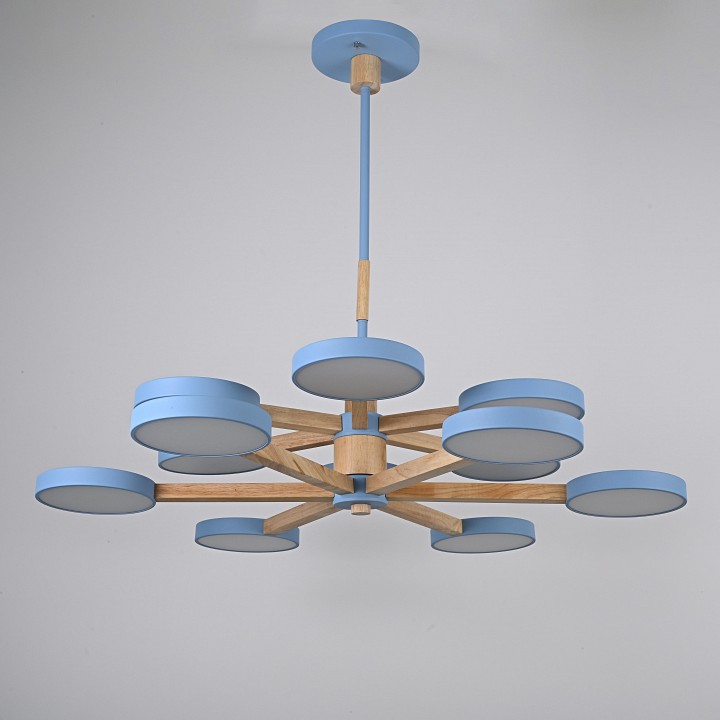 Люстра на штанге Imperiumloft TURNA Blue TURNA-DBL01