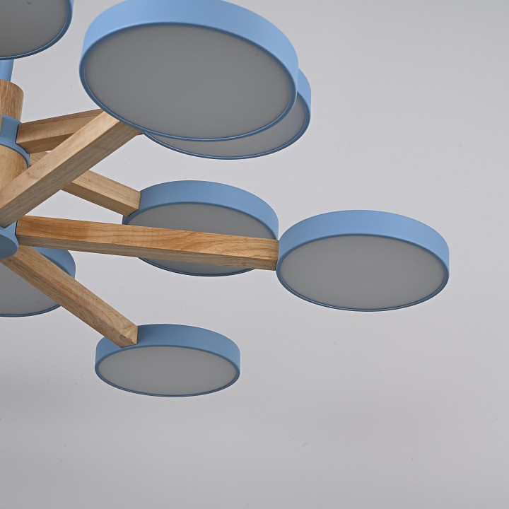 Люстра на штанге Imperiumloft TURNA Blue TURNA-DBL01