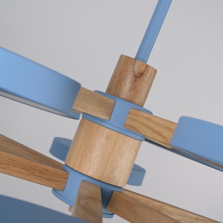 Люстра на штанге Imperiumloft TURNA Blue TURNA-DBL01