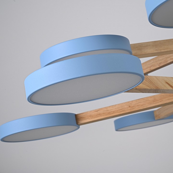 Люстра на штанге Imperiumloft TURNA Blue TURNA-DBL01