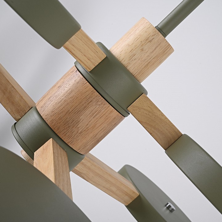 Люстра на штанге Imperiumloft TURNA Khaki TURNA-DBL01