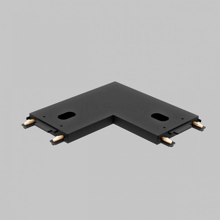 Соединитель угловой L-образный для накладных треков Imex UT25 IL.0007.3001 BK