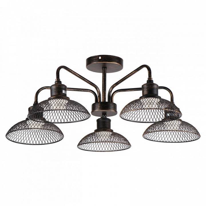 Люстра на штанге Imex 5 ламп MD.0757-5-S BR