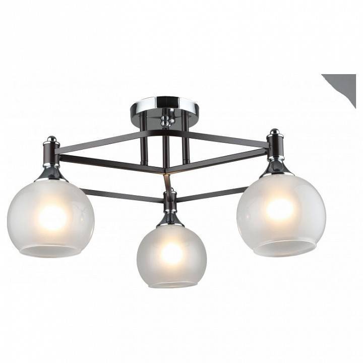 Люстра на штанге Imex MD.4214 3 лампы MD.4214-3-S-COFFEE+CH