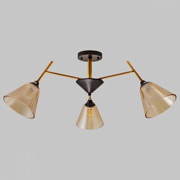 Люстра на штанге Imex MD.4250 3 лампы MD.4250-3-S-COP+BK