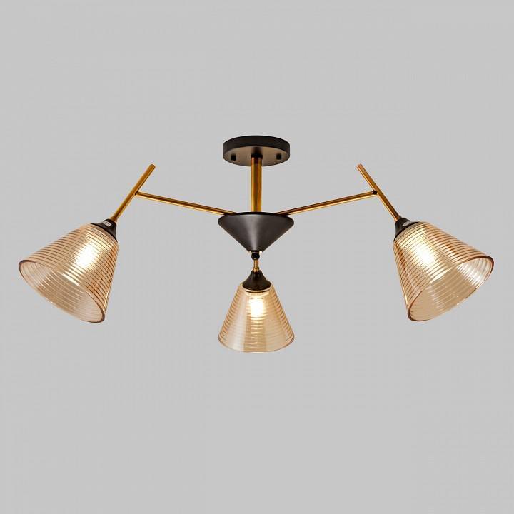 Люстра на штанге Imex MD.4250 3 лампы MD.4250-3-S-COP+BK