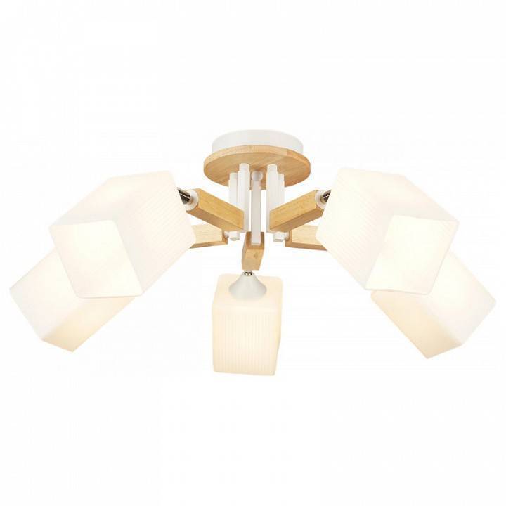 Потолочная люстра Imex MD.4507 5 ламп MD.4507-5-S WH+CH