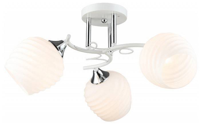 Люстра на штанге Imex MD.5991 3 лампы MD.5991-3-S-WT+CR