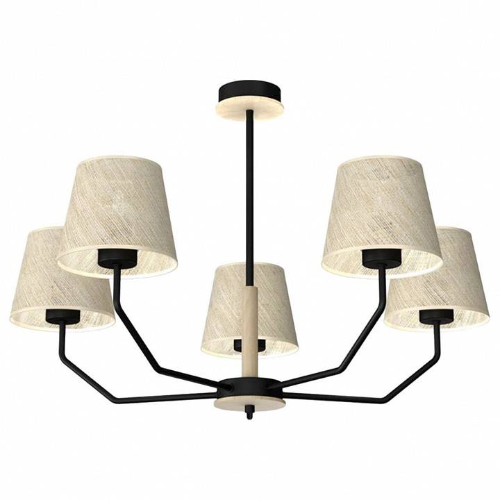 Люстра на штанге Imex MD.8375 5 ламп MD.8375-5-P-BK