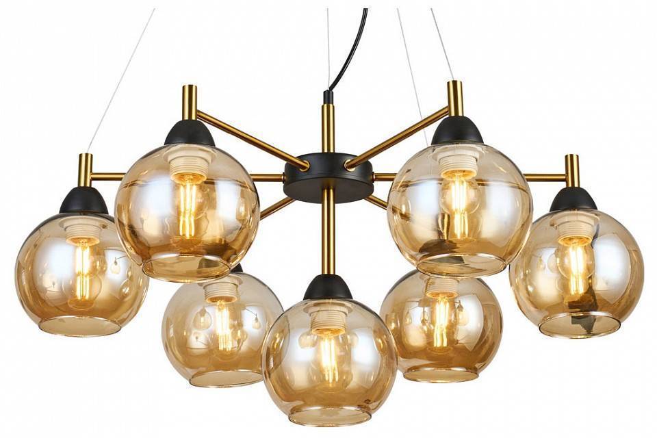 Подвесная люстра Imex MD.9056 MD.9056-7-P-BK+COP