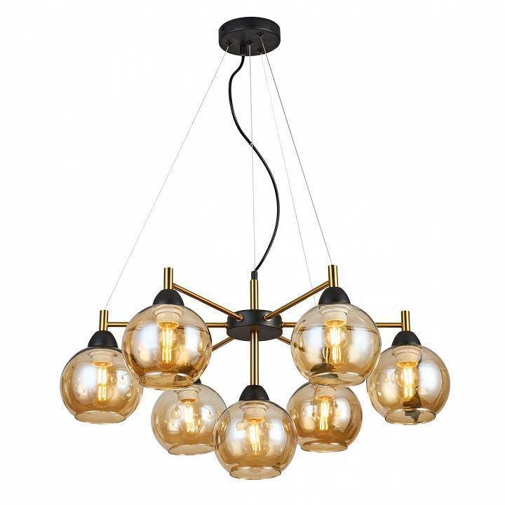 Подвесная люстра Imex MD.9056 MD.9056-7-P-BK+COP