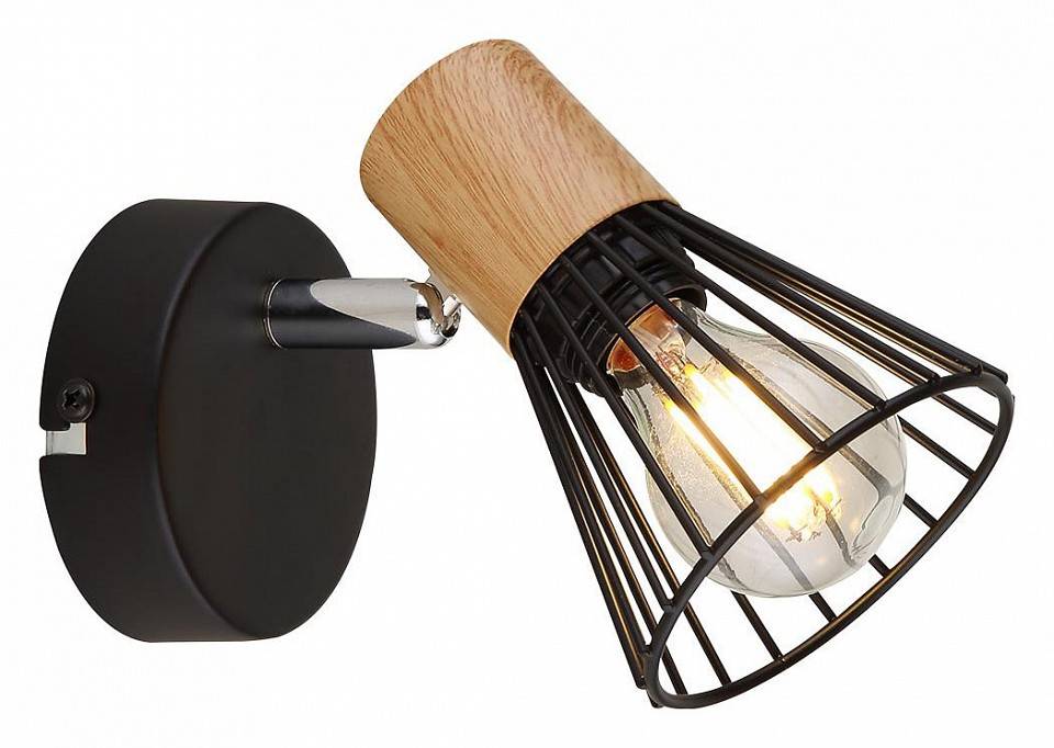 Спот Imex SP.038 черный/хром SP.038-11-18