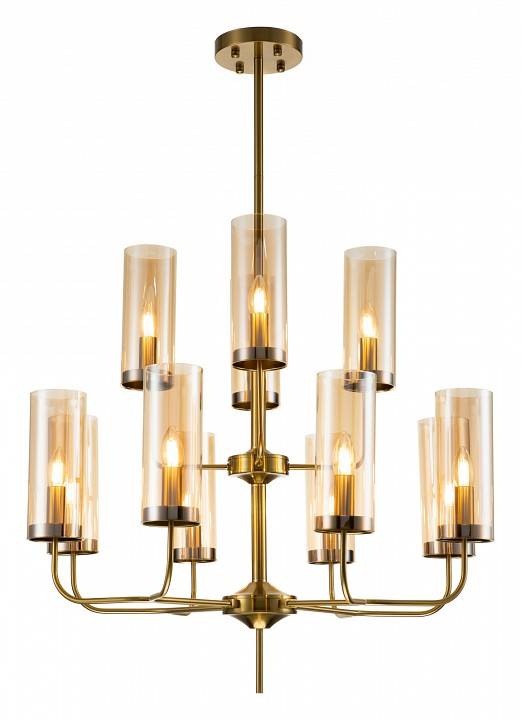 Люстра на штанге Indigo Balletto 13014/12R Brass