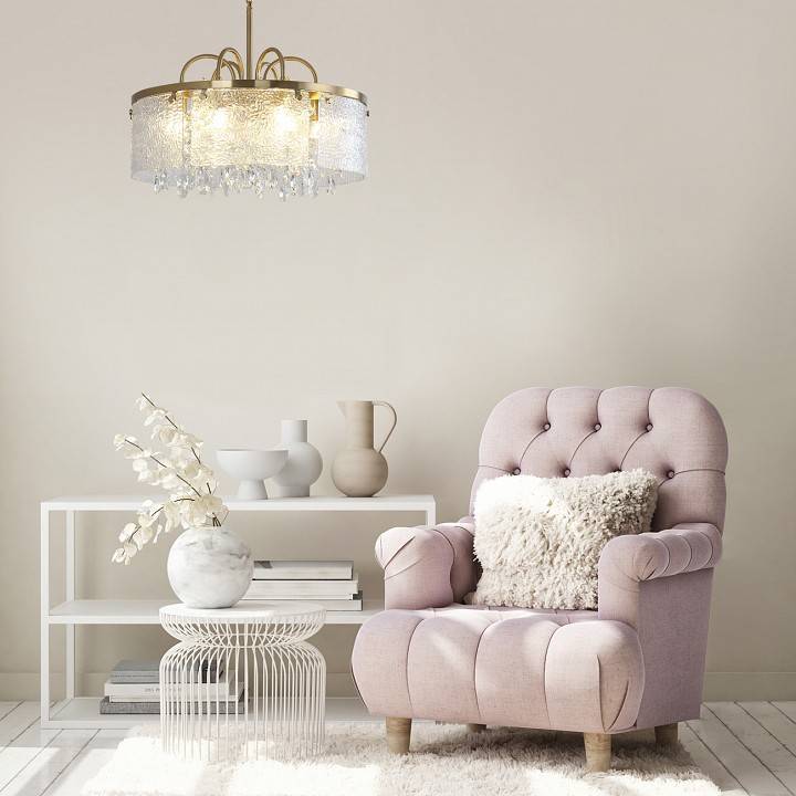 Подвесная люстра Indigo Prosecco 12033/6P Brass