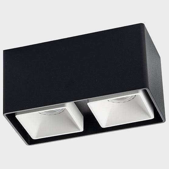 Накладной светильник Italline FASHION FX2 black + FXR white 2 шт. FASHION FX2 black + FASHION FXR white - 2шт.