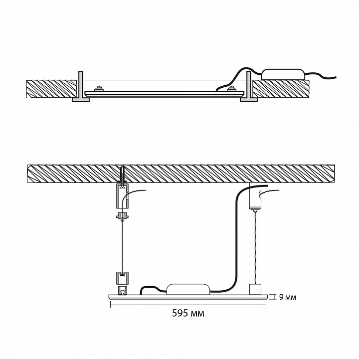 Накладной светильник Jazzway  PPL PRO  6060 40W 6500K  IP40 AL