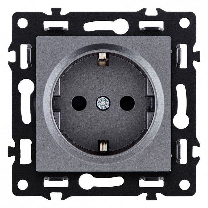 Розетка с заземлением, без рамки Kollinger Asthetik AS-014GY