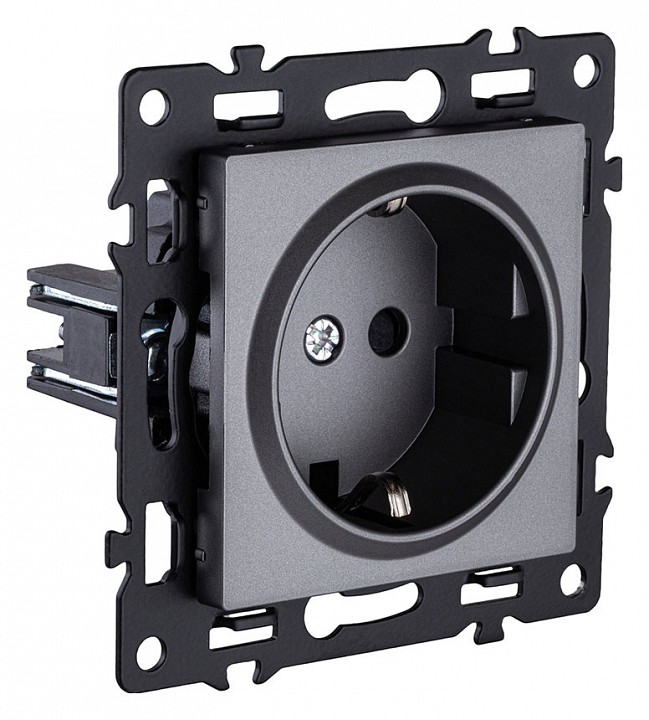 Розетка с заземлением, без рамки Kollinger Asthetik AS-014GY