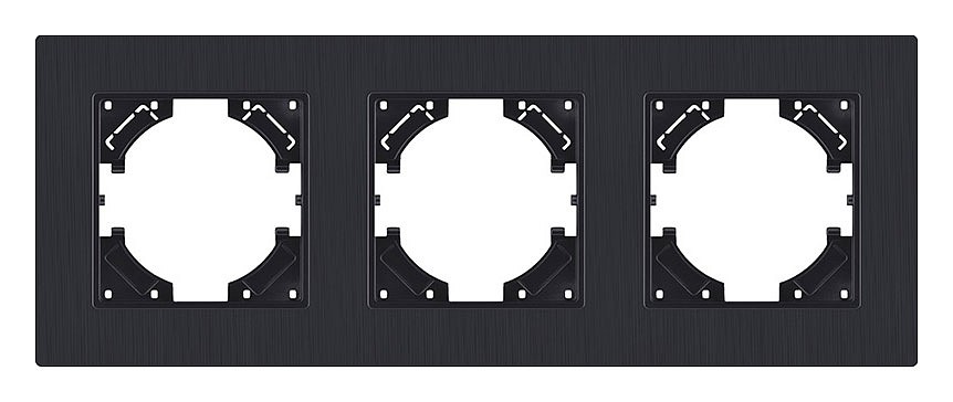 Рамка на 3 поста Kollinger Eleganz Plex EP3BM