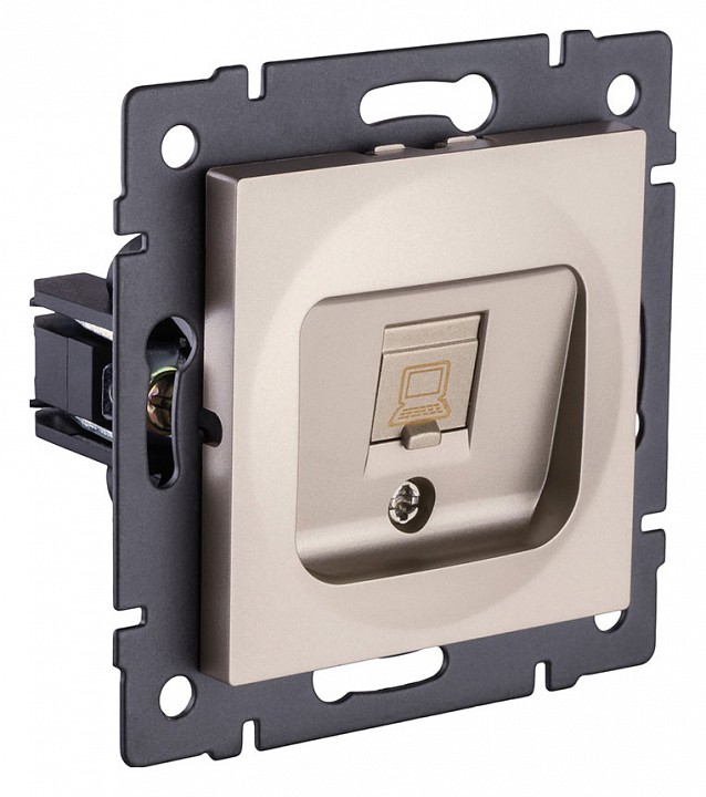 Розетка Ethernet RJ-45 без рамки Kollinger  REA-016GD