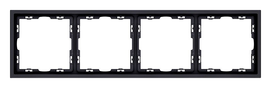 Рамка на 4 поста Kollinger Eclipse EC4BK