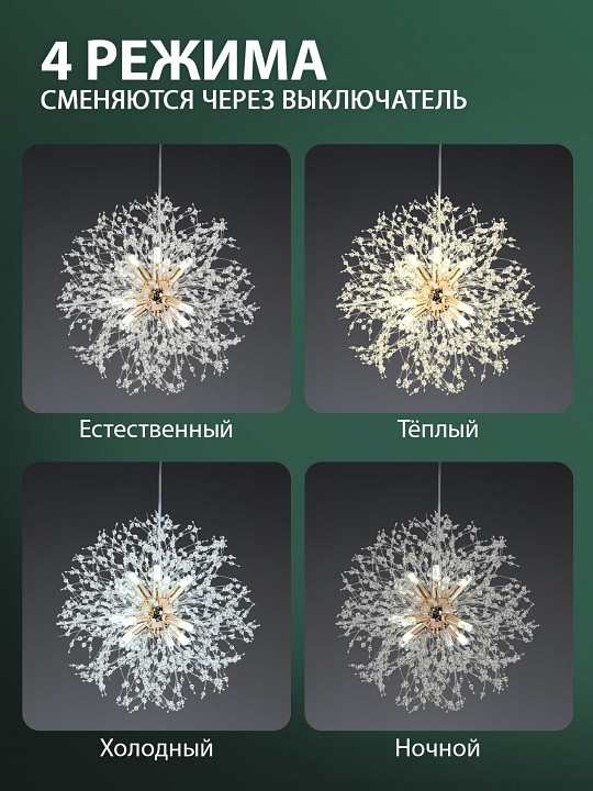 Подвесная люстра Natali Kovaltseva 81423/8C