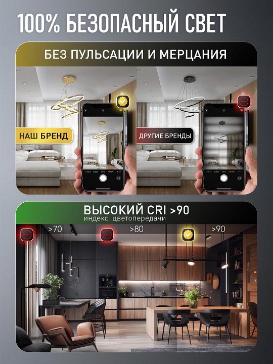 Подвесной светильник Natali Kovaltseva Royalton Innovation Style 83180