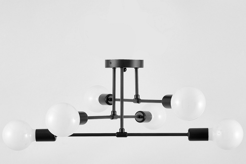 Люстра на штанге Lampit NOVA TC 2010-6 BK