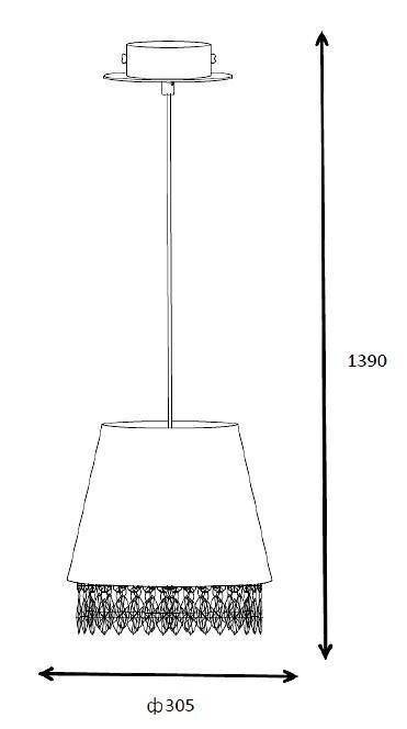 Подвесной светильник Lucide Dolti 78368/30/30