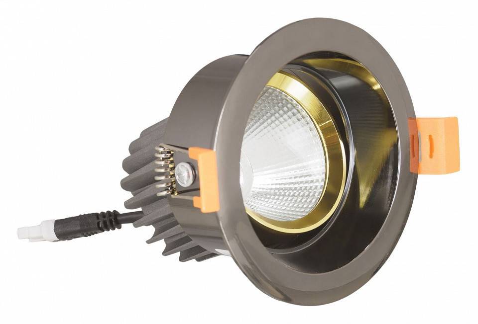 Встраиваемый светильник LUMINA DECO  LDC Y115 BK+GD