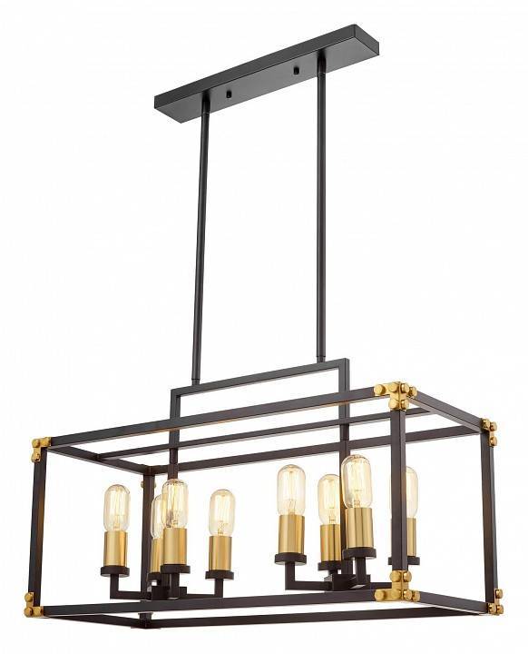 Подвесной светильник LUMINA DECO Waldorf LDP 1140-8 BK+MD