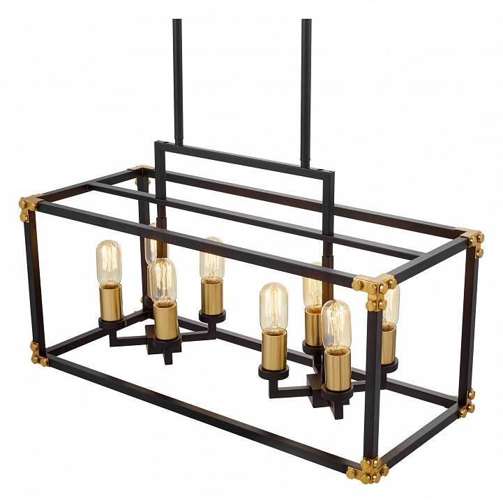 Подвесной светильник LUMINA DECO Waldorf LDP 1140-8 BK+MD