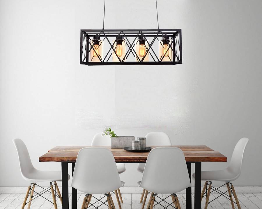 Подвесной светильник Lumina Deco Nortis LDP 11535-4 BK