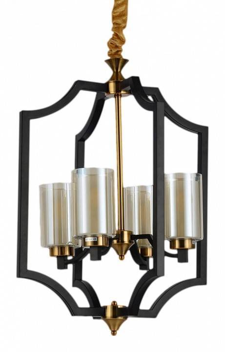 Подвесная люстра Lumina Deco Vigatto LDP 1224-4 BK+MD