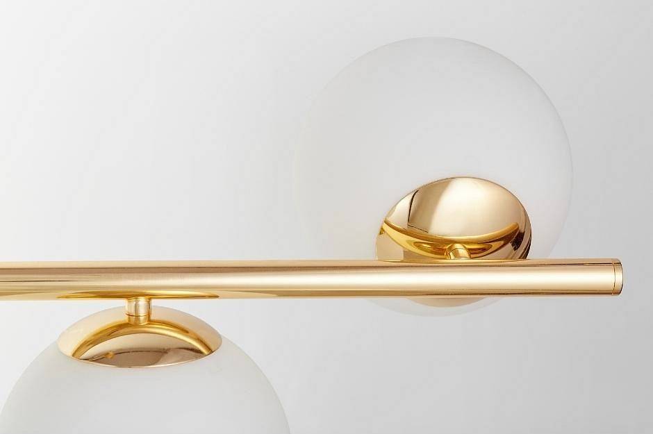 Люстра на штанге LUMINA DECO Fredica 7 ламп золотая LDP 6030-7 GD